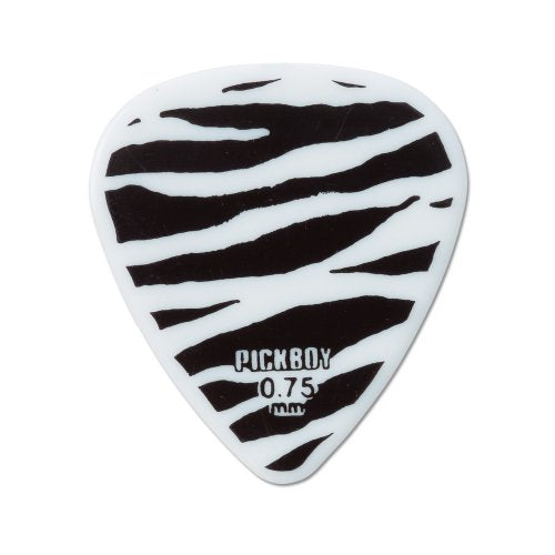 Osiamo Pickboy Heavy Metal, Zebra Print, Celltex, 0.75mm, 10 picks