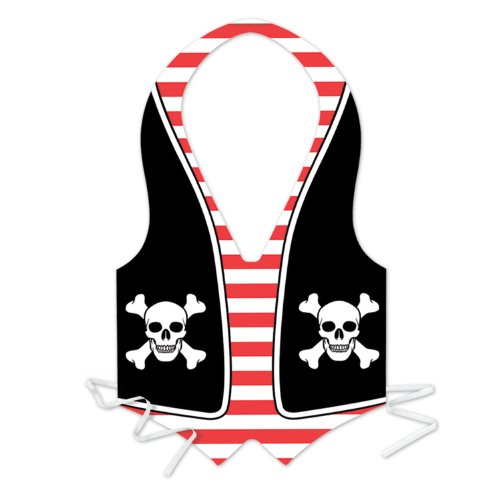 Beistle Packaged Plastic Pirate Vest