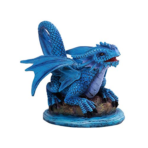 Pacific Trading Giftware Anne Stokes Age of Dragons Little Water Dragon Home Tabletop Decorative Resin Figurine