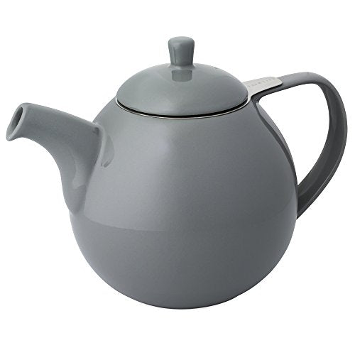 FORLIFE Curve Teapot with Infuser, 45-Ounce, Gray