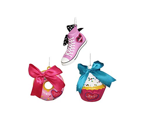 Kurt Adler JoJo Siwa Ornament 3 Pieces Set