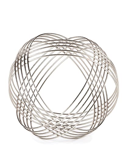 Giftcraft Decorative Orb Table Decor-Large, Silver