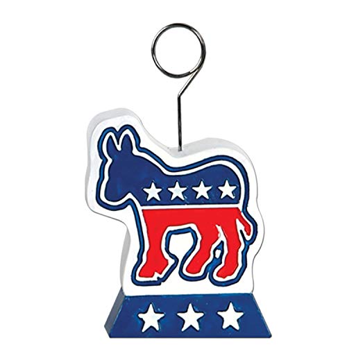 Beistle Democratic Photo/Balloon Holder Party Accessory (1 count)