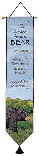Manual Woodworkers & Weavers Bell Pull, Your True Nature, Advice from a Bear