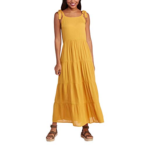 Mud Pie Mimi Tiered Maxi Dress, Large