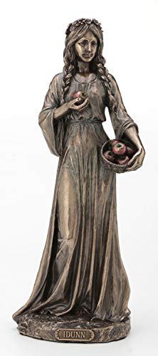 Unicorn Studio Veronese Design Bronze Finish Idunn Norse Goddess of Spring and Youth Statue
