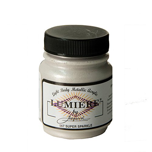 Jacquard Lumiere Metallic and Pearlescent Paint 2.25 Oz, 567 Super Sparkle