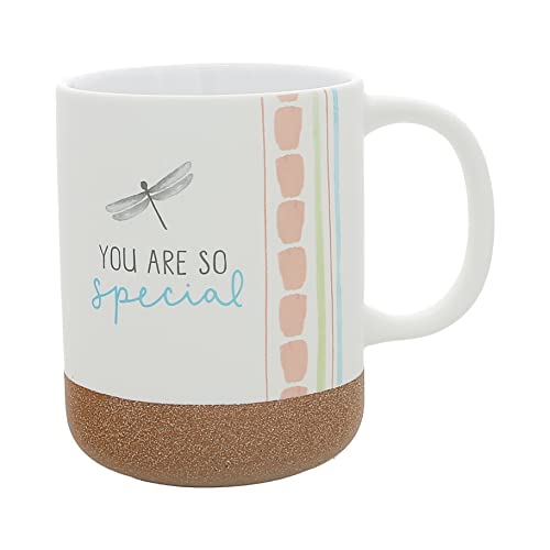 Pavilion Gift Company - You Are So Special - 16-ounce Stoneware Mug with Sandy Glazed Bottom, Dragonfly, Large Handle Coffee Cup, Birthday Gift For Mom, Grandma, Sister, Friend, Mother‚Äôs Day Gift Idea