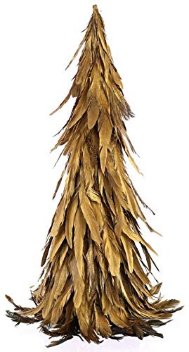 HomArt Gold Luster Feather Tree (20 inch)