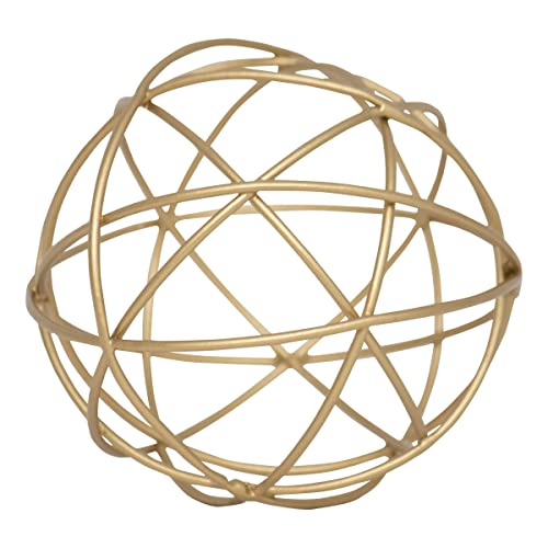 Foreside Home & Garden Delicate Brass Orb Decorative Accent