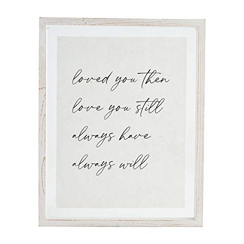 Mud Pie Love You Then Wall Sign, 19 1/4-inch