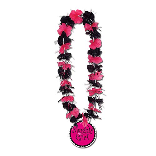 Beistle Party Lei with Naughty Girl Medallion, 33-Inch