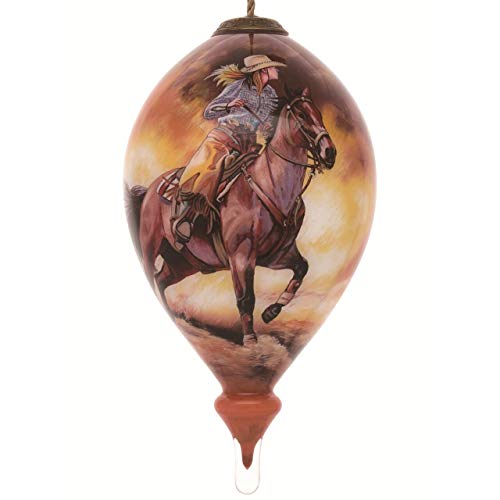 Inner Beauty BentBrush Art Gotta Run Hand Painted Christmas Ornament
