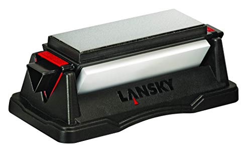 Blue Ridge Knives Lansky BS-TR100 Tri-Stone Benchstone, Black