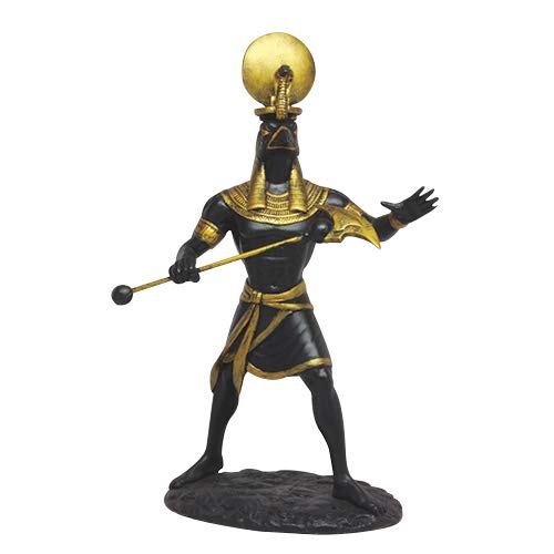 Pacific Trading Giftware PTC 11 Inch Ra Egyptian Mythological Guardian God Statue Figurine