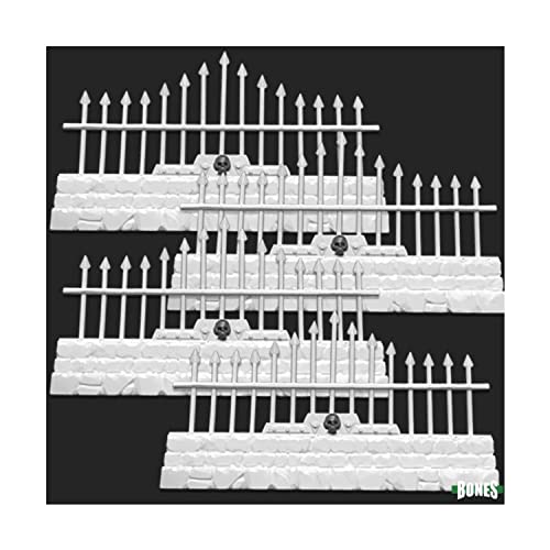 ACD Reaper Miniatures Graveyard Long Fences (4) 