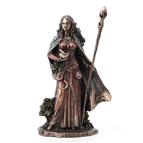 Unicorn Studio Veronese Design 9 1/2" Eir The Valkyrie of Protection Resin Statue Cast Bronze Finish