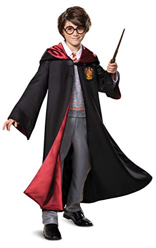 Disguise Atpart Harry Potter Prestige Boys Costume, Black & Red, Medium (7-8)