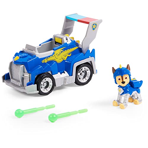 Spin Master 6063584 PAW Patrol Rescue Knights Chase Transforming Toy Car with Collectible Action Figure