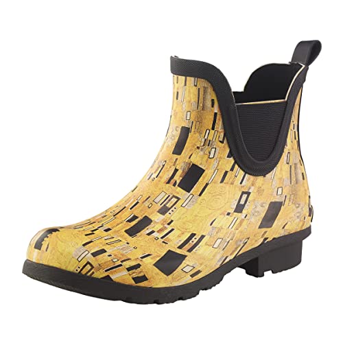 GALLERIA ENTERPRISES, INC. Klimt The Kiss Chelsea Rain Boot