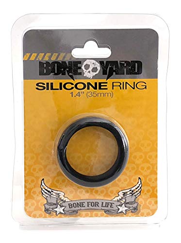 C1R Boneyard Silicone Cock Ring 35mm Black