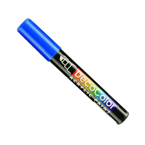 Uchida 315-C-3 Marvy Deco Color Chisel Tip Acrylic Paint Marker, Blue