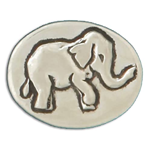 Basic Spirit Pocket Token Coin - Elephant/Lucky - Handcrafted Pewter, Love Gift for Men and Women, Coin Collecting