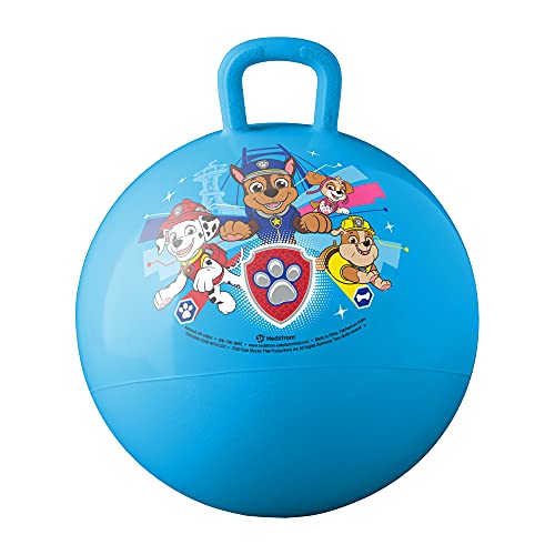 Nickelodeon Paw Patrol Hopper Ball (15 inches Diameter), Paw Patrol Bouncy Ball with Handle, Bouncy Balls for Kids, Bouncing Ball with Handle, Hippity Hop, Bounce Balls with Handles for Kids