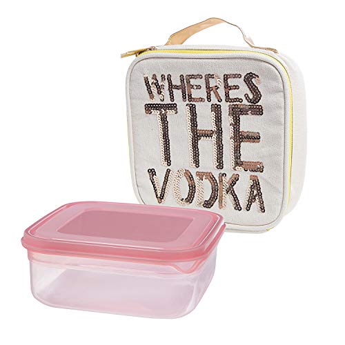 Creative Brands Slant Collections Canvas Lunch Combo Set, 7.75 & 6.25-Inches, Where&