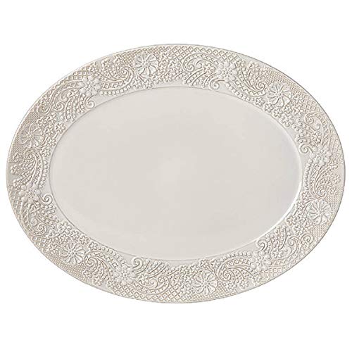 Lenox Chelse Muse Grey 16.5" Serving Platter