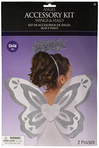 amscan Child Angel Accessory Kit, Multicolor, One Size