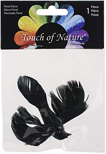 Midwest Design Touch of Nature 21702 Flying Crow Feather, 2-1/4-Inch
