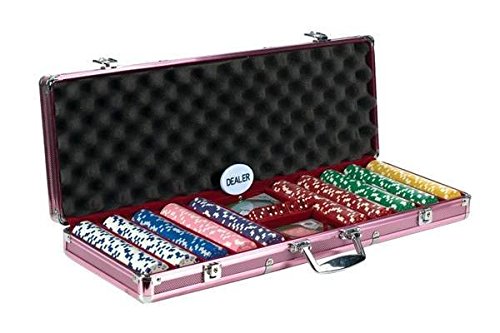 CHH Ladies Rose Dice Chip Poker Set (500 Piece)