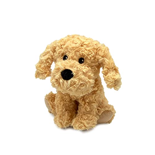 Intelex Golden Dog Junior - Warmies Cozy Plush Heatable Lavender Scented Stuffed Animal