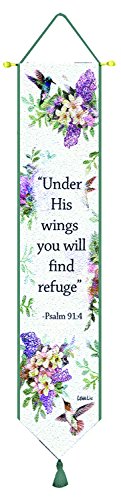 Manual Woodworkers & Weavers Tapestry Bell Pull, Whisper Wings with Verse