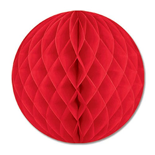 Beistle Tissue Ball (red) Party Accessory  (1 count)