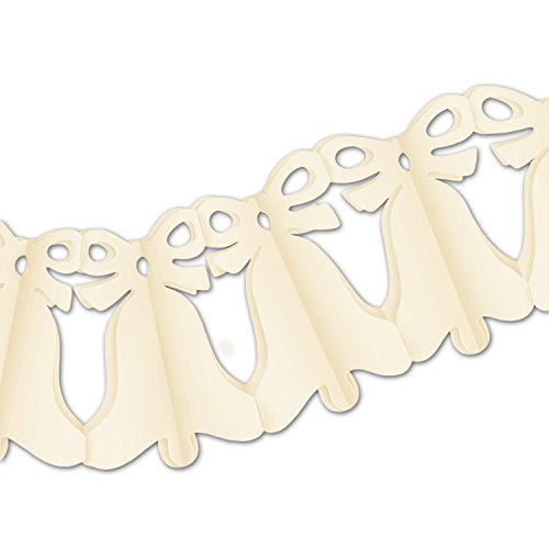 Beistle Westminster Bell Garland (ivory) Party Accessory (1 count) (1/Pkg)