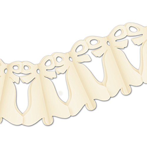 Beistle Westminster Bell Garland (ivory) Party Accessory (1 count) (1/Pkg)