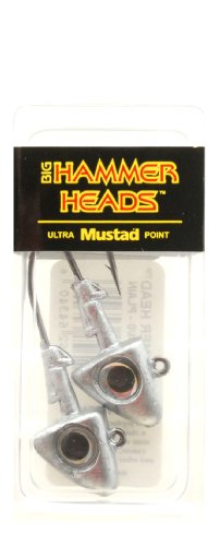 Big Hammer Lures Big Hammer Jig Head with 4/0 Hook, Plain, 1/2-Ounce