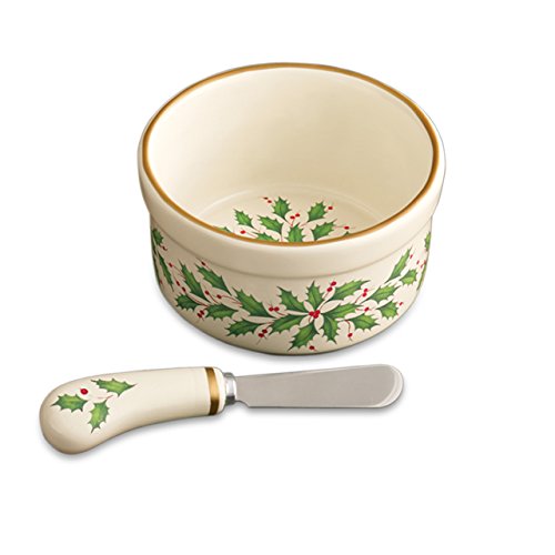 Lenox 804420 Holiday Dip Bowl and Spreader