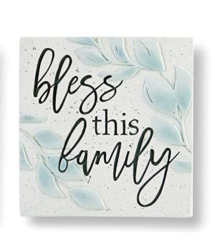 Giftcraft Sentiment Stepping Stone Wall Plaque, 11.8-inch Length