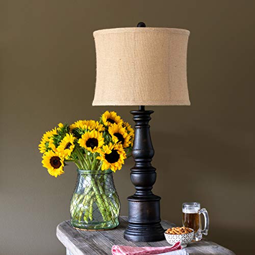 Park Hill Collection ELT81873 Coal Pillar Lamp, 35.5-inch Height