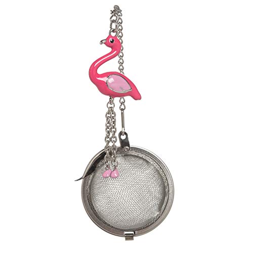 Beachcombers B21233 Long Stainless Flamingo Tea Infuser, 7.5-inches Height