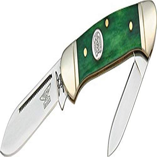 Blue Ridge Knives Rough Ryder Mini Canoe Green Bone
