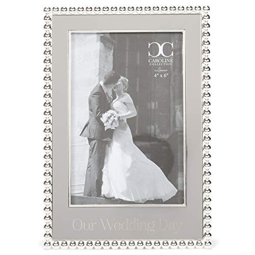 Roman 8 Inch Height Our Wedding Day Frame 4x6 Photo
