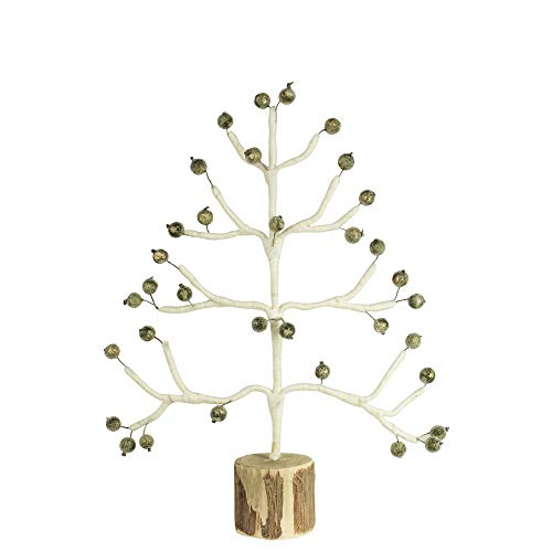 HomArt 0429-0 Festive Tree with Gold Berries,12-inch Height, Felt