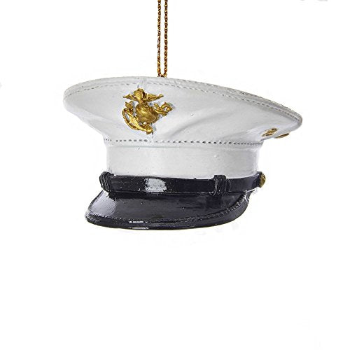 Kurt Adler U.S. Marine Corps Dress Uniform Hat Ornament