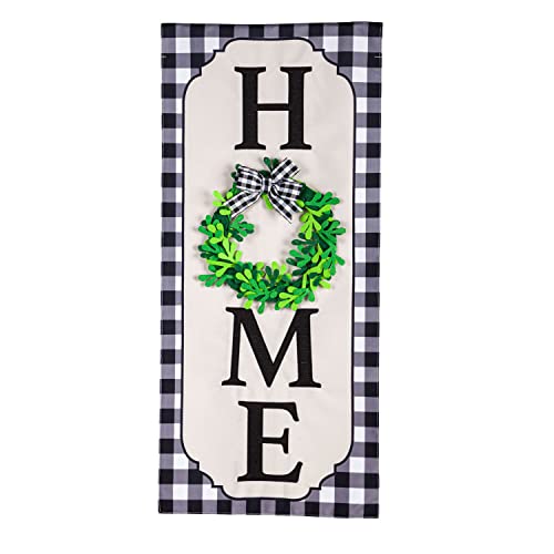Evergreen Vertical Home Wreath Everlasting Impressions Textile Decor