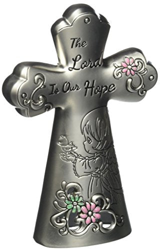 Precious Moments The Lord is Our Hope Mini Tabletop Cross Zinc Alloy 163423