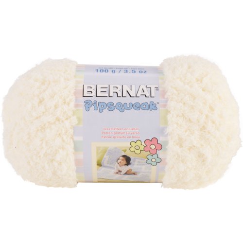 Spinrite Yarns (CA) Bernat Pipsqueak Yarn, 3.5 oz, Gauge 5 Bulky, Vanilla
